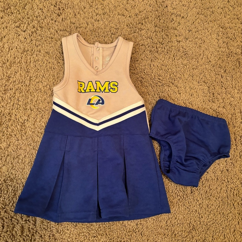 LA Rams Cheerleading uniform (18 months)